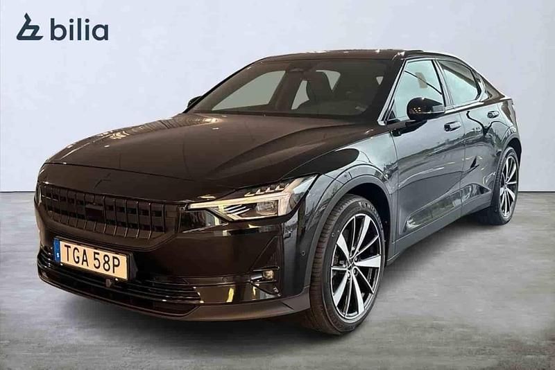 Svart Begagnad 2022 Polestar 2 Standard Range Single Motor Halvkombi | 304 900 kr (Marknadspris) - Bild 1/1