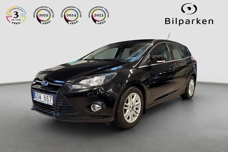 Begagnad Ford Focus Titanium 101 HK (74 kW) 2012 Svart Kombi