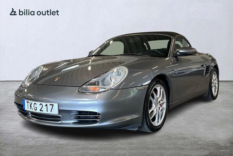 Silver Begagnad 2003 Porsche Boxster S Cab | 249 900 kr (Lite dyr) - Bild 1/4