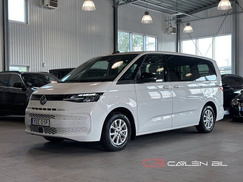 Vit Begagnad 2022 VW Multivan Minibuss | 469 900 kr (Superpris) - Bild 1/4