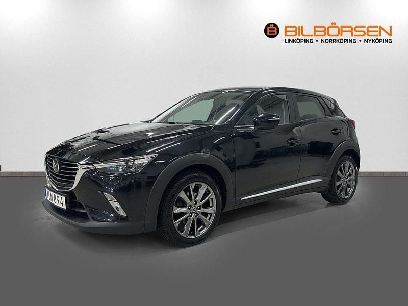 Svart Begagnad 2017 Mazda CX-3 Optimum SUV | 189 900 kr (Marknadspris) - Bild 1/4