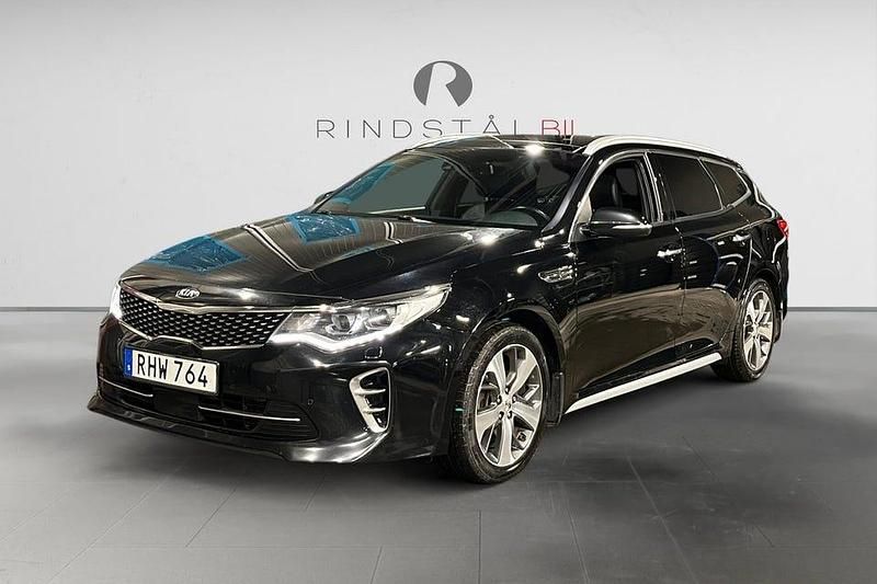 Begagnad Kia Optima GT-Line 141 HK (103 kW) 2016 Svart Kombi