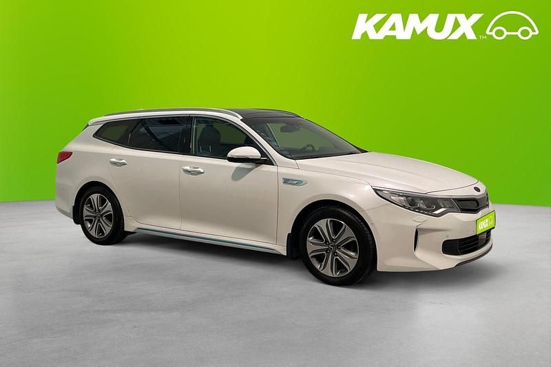 Begagnad Kia Optima Hybrid Sport 2018 Vit Sedan
