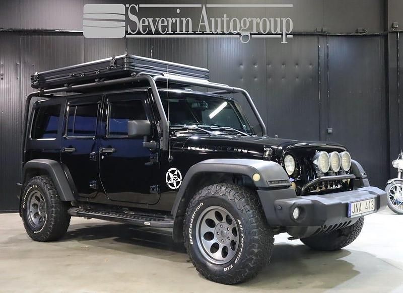 Svart Begagnad 2013 Jeep Wrangler Rubicon SUV | 399 000 kr - Bild 1/4