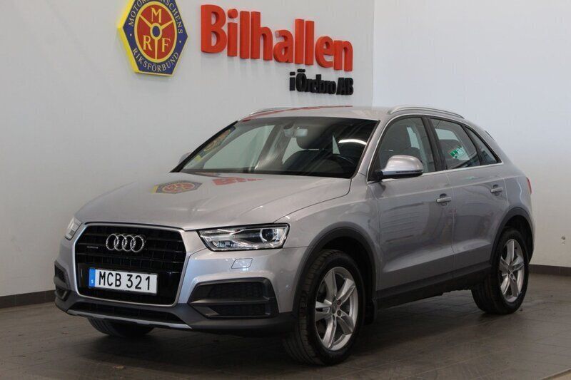 Silver Begagnad 2015 Audi Q3 Sport SUV | 179 900 kr (Marknadspris) - Bild 1/4