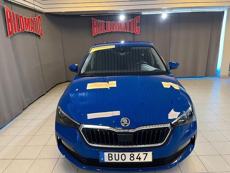 Begagnad Skoda Scala Style 110 HK (80 kW) 2022 Blå Halvkombi