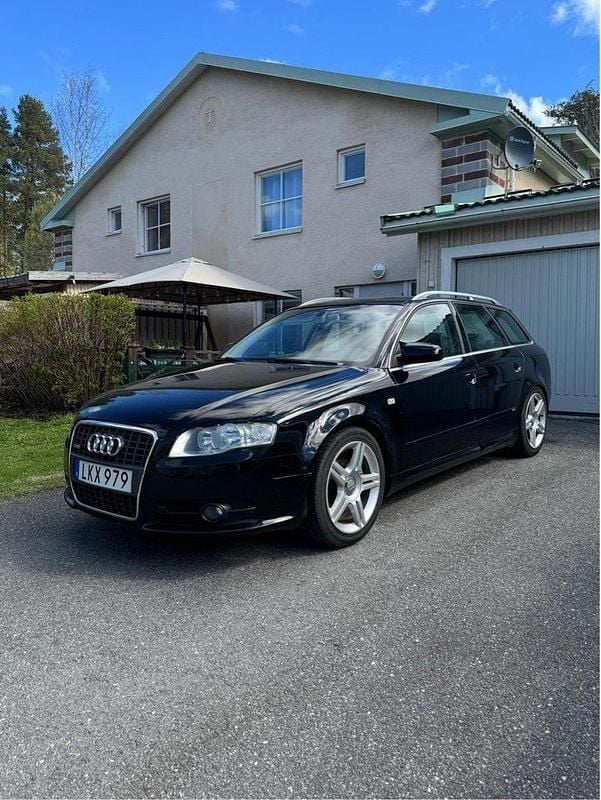 Svart Begagnad 2008 Audi A4 S-Line Kombi | 47 500 kr (Marknadspris) - Bild 1/4