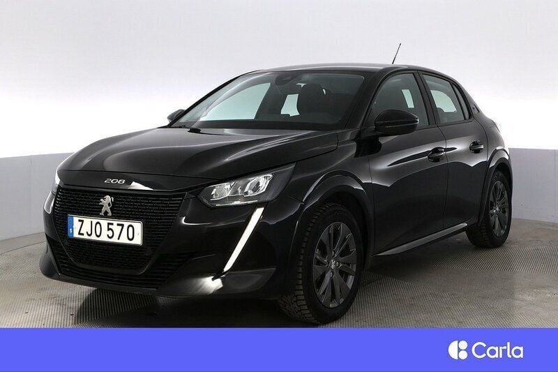 Gul Begagnad 2022 Peugeot e-208 Allure Halvkombi | 175 900 kr (Bra pris) - Bild 1/4