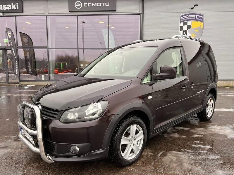 Blå Begagnad 2014 VW Caddy Minibuss | 79 900 kr (Marknadspris) - Bild 1/4