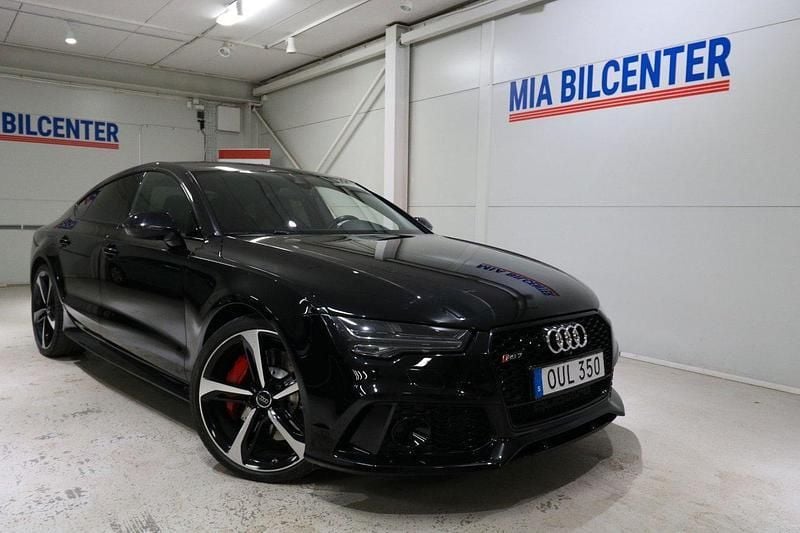 Svart Begagnad 2017 Audi RS7 Performance Halvkombi | 625 000 kr (Marknadspris) - Bild 1/2