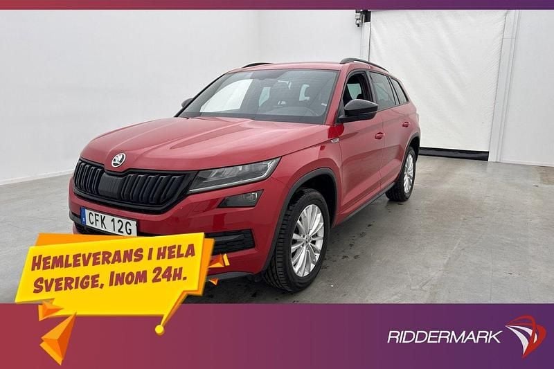 Röd Begagnad 2020 Skoda Kodiaq SportLine SUV | 334 800 kr (Marknadspris) - Bild 1/3
