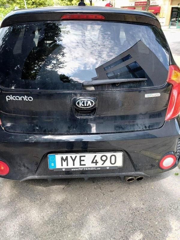 Svart Begagnad 2016 Kia Picanto Halvkombi | 70 000 kr (Marknadspris) - Bild 1/2