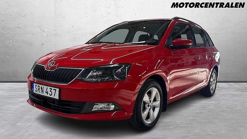 Röd Begagnad 2017 Skoda Fabia Kombi | 125 000 kr (Lite dyr) - Bild 1/2