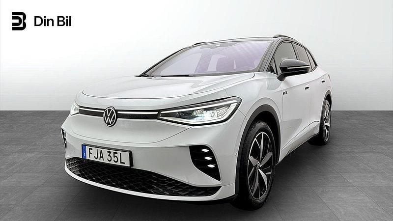 Vit Begagnad 2023 VW ID.4 GTX SUV | 434 900 kr (Marknadspris) - Bild 1/4