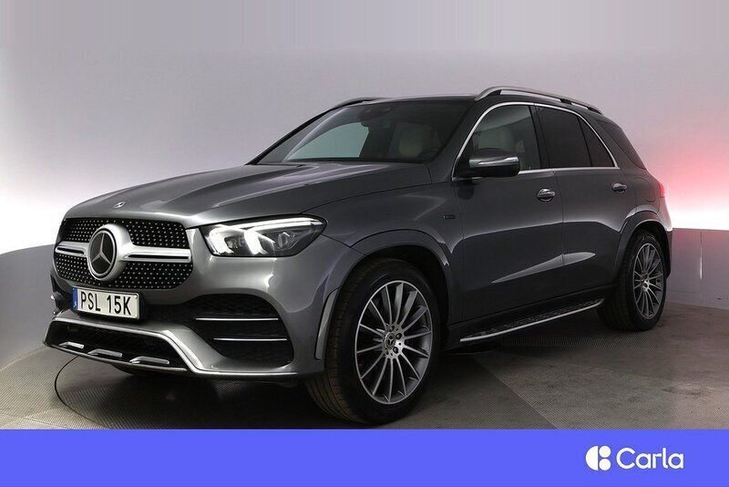 Grå Begagnad 2020 Mercedes GLE350e AMG SUV | 656 900 kr (Marknadspris) - Bild 1/4