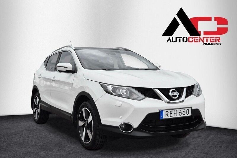 Vit Begagnad 2016 Nissan Qashqai 360º SUV | 119 999 kr (Marknadspris) - Bild 1/4