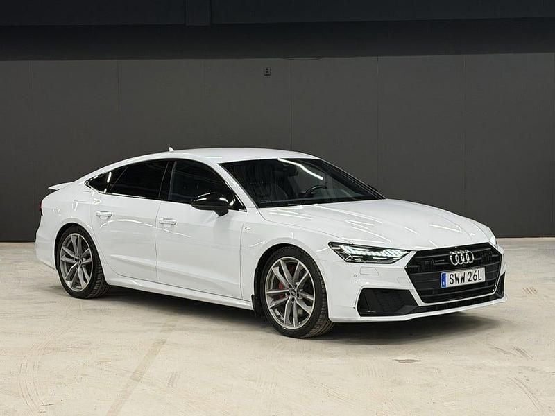 Begagnad Audi A7 S-Line 367 HK (269 kW) 2020 Vit Sedan