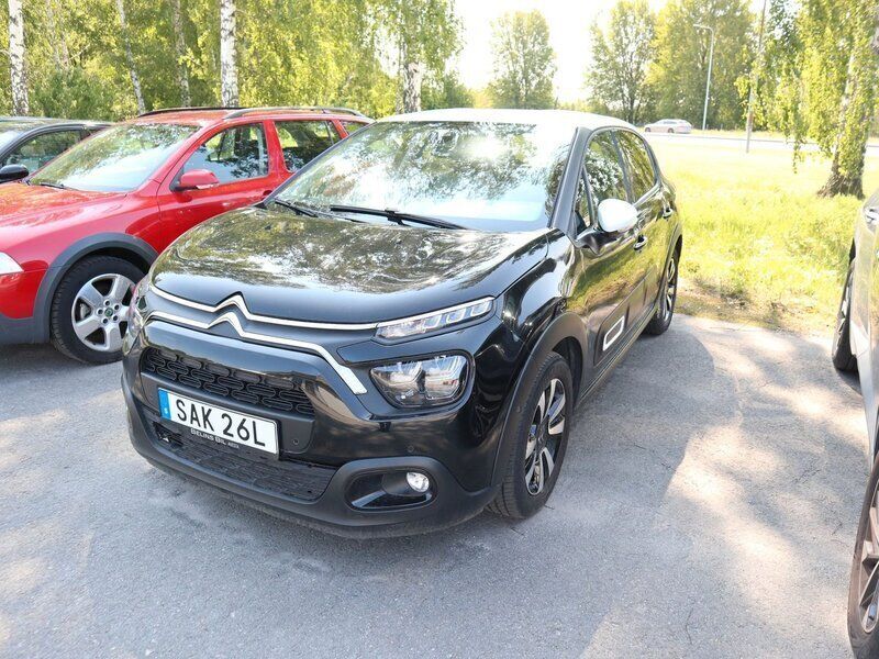 Svart Begagnad 2021 Citroën C3 Exclusive Halvkombi | 179 500 kr (Dyr) - Bild 1/1