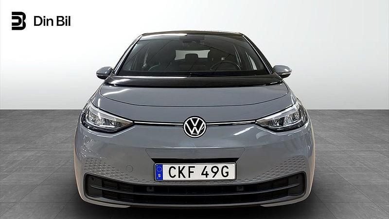 Begagnad VW ID.3 Pro 150 kW (204 HK) 2022 Grå Halvkombi