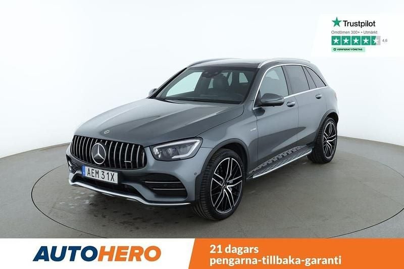 Grå Begagnad 2019 Mercedes GLC43 AMG AMG SUV | 574 000 kr (Bra pris) - Bild 1/4