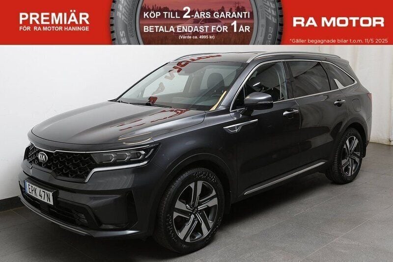 Grå Begagnad 2021 Kia Sorento Advance SUV | 368 800 kr (Bra pris) - Bild 1/3