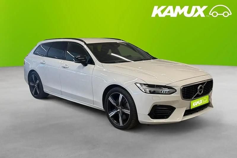 Begagnad Volvo V90 R-Design 392 HK (288 kW) 2020 Vit Kombi