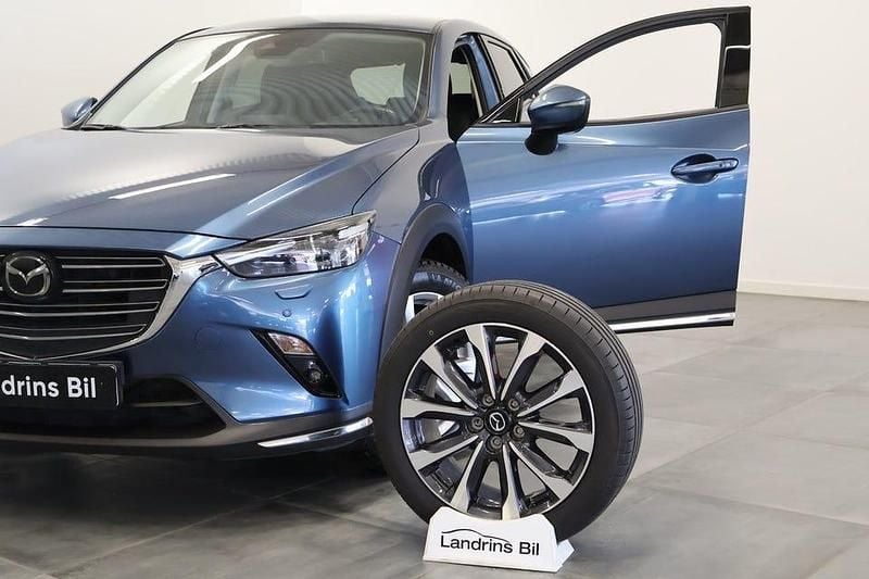 Begagnad Mazda CX-3 Optimum 150 HK (110 kW) 2018 Blå SUV