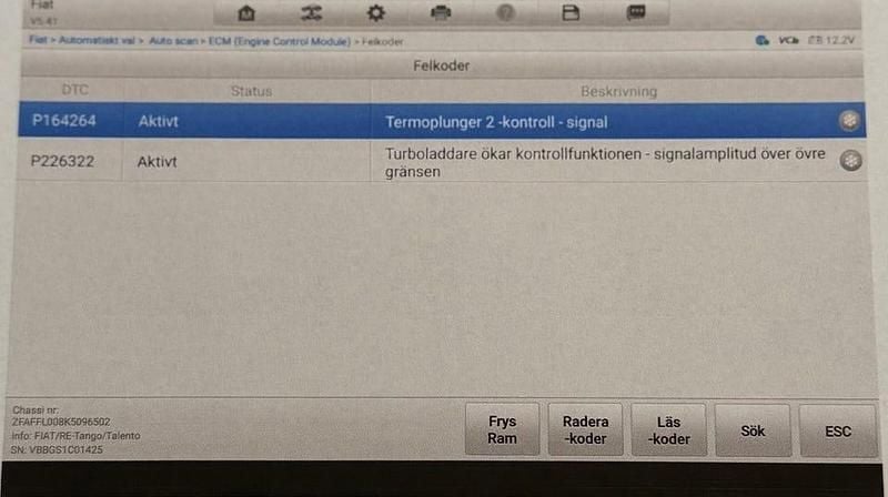 Begagnad Fiat Talento 125 HK (91 kW) 2019 Svart Minibuss