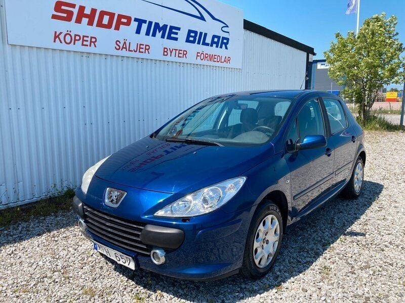 Blå Begagnad 2006 Peugeot 307 Halvkombi | 29 900 kr (Lite dyr) - Bild 1/4