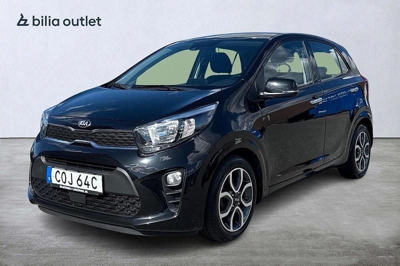Svart Begagnad 2021 Kia Picanto Advance Halvkombi | 129 900 kr (Marknadspris) - Bild 1/3