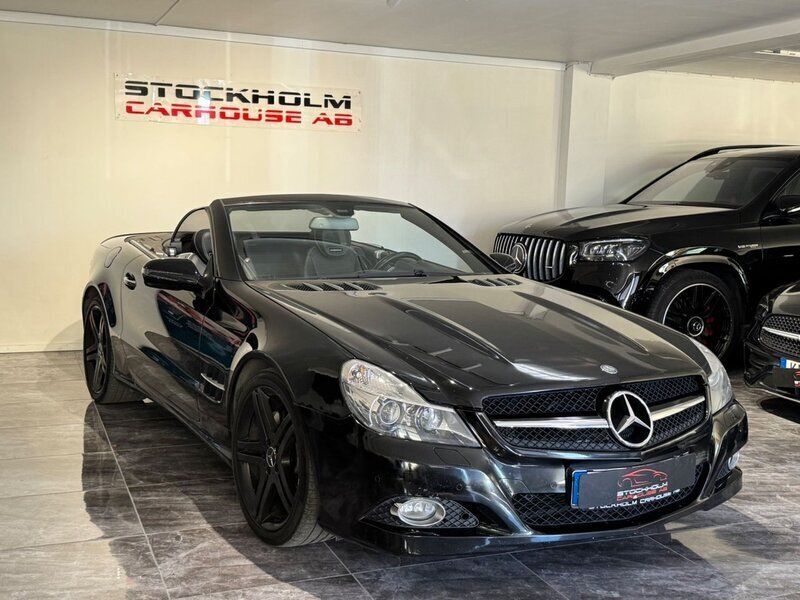 Svart Begagnad 2008 Mercedes SL350 Sport Cab | 259 900 kr (Lite dyr) - Bild 1/4