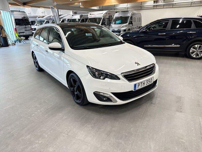 Vit Begagnad 2015 Peugeot 308 Allure Kombi | 52 900 kr (Superpris) - Bild 1/4