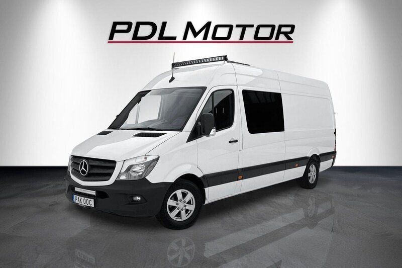 Vit Begagnad 2018 Mercedes Sprinter Van | 369 900 kr - Bild 1/4