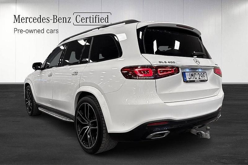 Begagnad Mercedes GLS400 AMG 330 HK (242 kW) 2019 Polarvit SUV