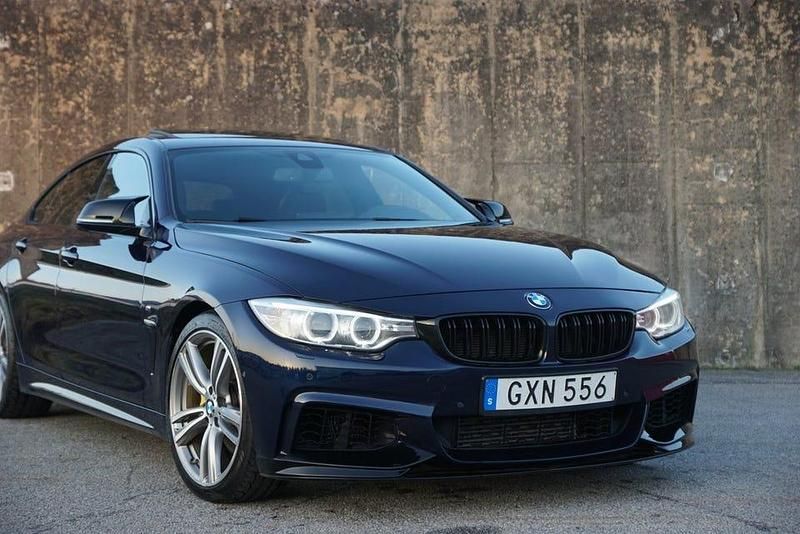 Begagnad BMW 435 Gran Coupé M Sport 306 HK (225 kW) 2015 Blå Sportkupé