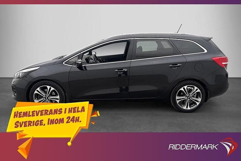 Begagnad Kia Ceed GT-Line 136 HK (100 kW) 2015 Svart Halvkombi