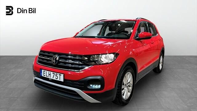 Röd Begagnad 2019 VW T-Cross Comfortline SUV | 159 900 kr (Marknadspris) - Bild 1/4