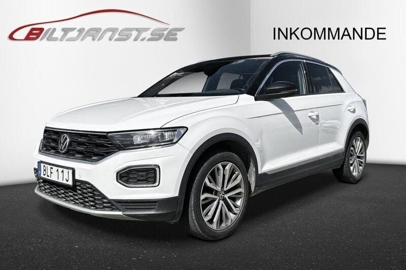 Vit Begagnad 2021 VW T-Roc GT SUV | 289 900 kr (Dyr) - Bild 1/4