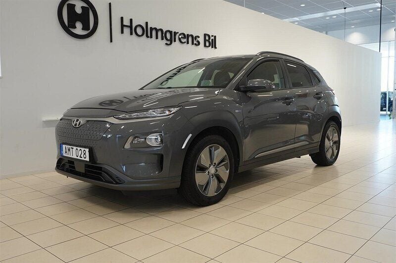 Grå Begagnad 2018 Hyundai Kona Premium SUV | 185 900 kr - Bild 1/4