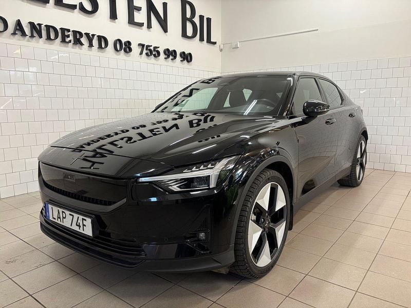 Begagnad Polestar 2 Long Range Dual motor 310 kW (422 HK) 2023 Svart Halvkombi