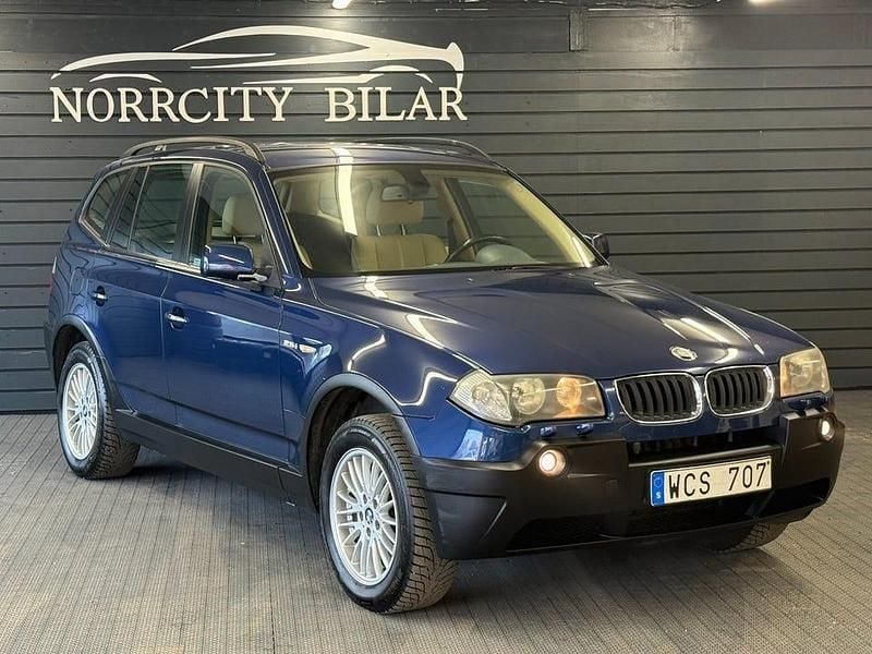 Begagnad BMW X3 192 HK (141 kW) 2004 Mörkblå SUV