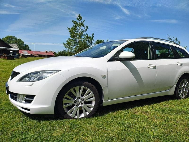 Vit Begagnad 2008 Mazda 6 Comfort Kombi | 49 900 kr (Bra pris) - Bild 1/4