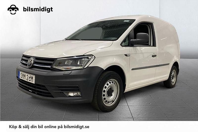Vit Begagnad 2020 VW Caddy Minibuss | 168 900 kr (Marknadspris) - Bild 1/3