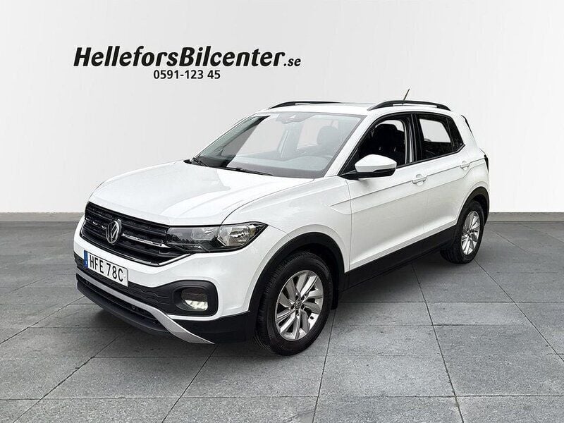 Vit Begagnad 2019 VW T-Cross SUV | 169 500 kr (Marknadspris) - Bild 1/4
