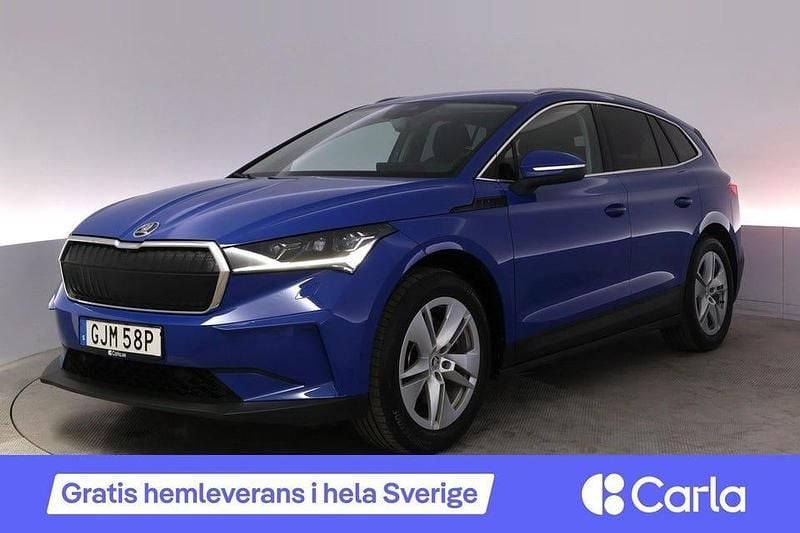 Blå Begagnad 2021 Skoda Enyaq iV SUV | 328 990 kr (Bra pris) - Bild 1/4