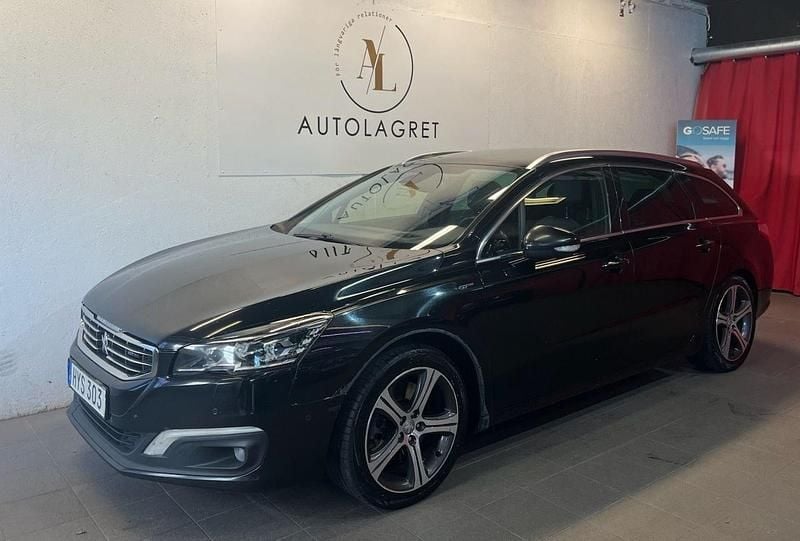 Svart Begagnad 2016 Peugeot 508 GT-line Kombi | 99 800 kr (Marknadspris) - Bild 1/4