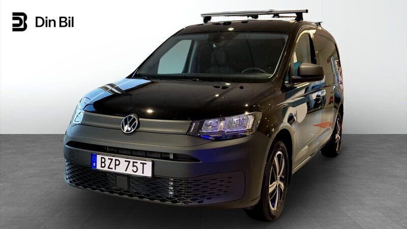 Svart Ny 2025 VW Caddy Maxi Minibuss | 437 500 kr (Marknadspris) - Bild 1/4