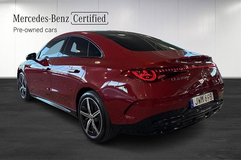 Ny Mercedes CLA 250+ 11 kW (15 HK) 2025 Röd Sedan