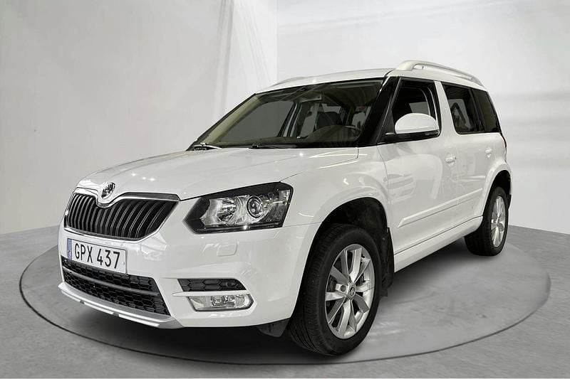 Vit Begagnad 2015 Skoda Yeti SUV | 149 900 kr (Superpris) - Bild 1/4