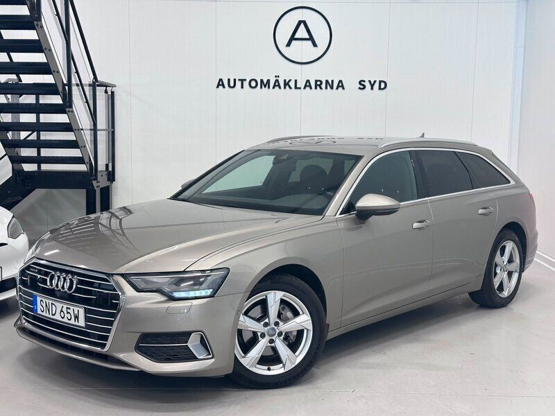 Ljusbrun (brun) Begagnad 2019 Audi A6 Sport Kombi | 264 900 kr (Lite dyr) - Bild 1/4